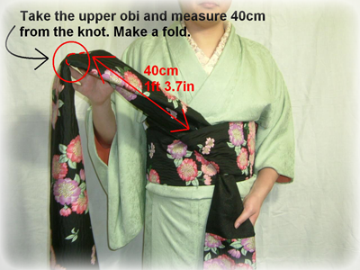 How to tie an obi 7