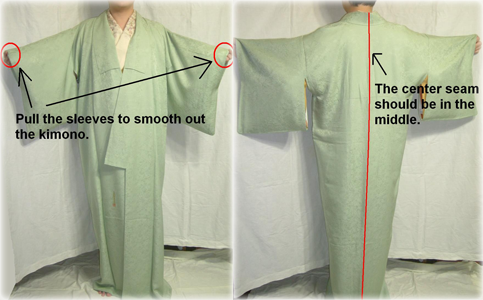 How to wear a kimono 3
