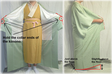 How to wear a kimono 4