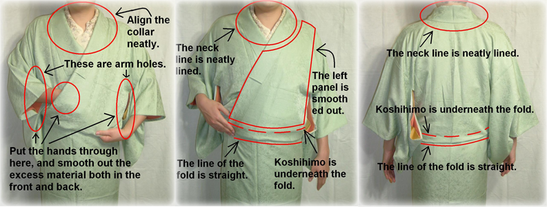 How to wear a kimono 8